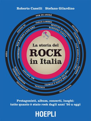 cover image of Storia del rock in Italia